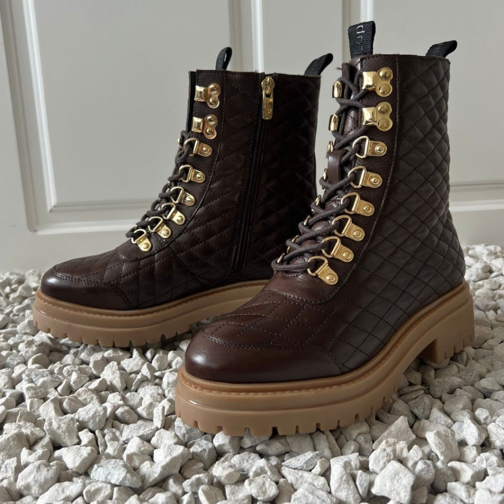 COPENHAGEN SHOES WATCH QUILTED BROWN 22 Støvler 0012 BROWN