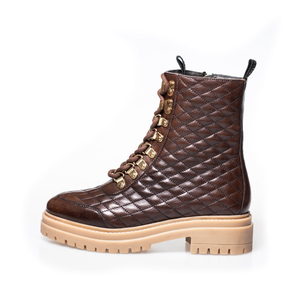 COPENHAGEN SHOES WATCH QUILTED BROWN 22 Støvler 0012 BROWN