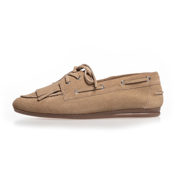 COPENHAGEN SHOES WHEN YOU MOVE S. Boat Shoe 0301 BISCUIT