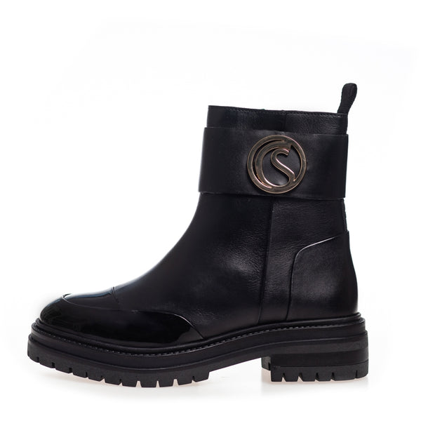 COPENHAGEN SHOES WINDY Boot 0011 BLACK PATENT