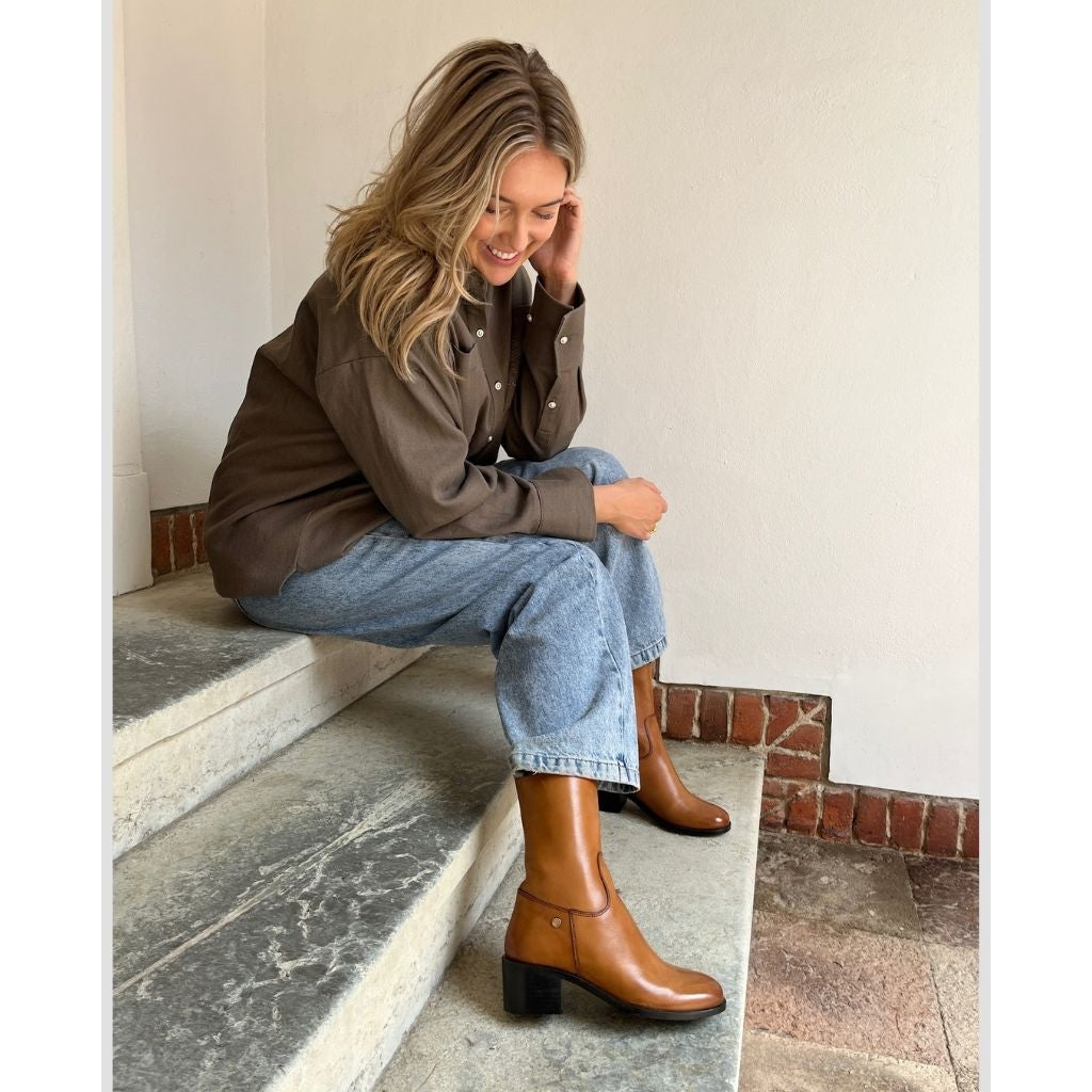 COPENHAGEN SHOES YOUR VIBE Støvler 125 TAN