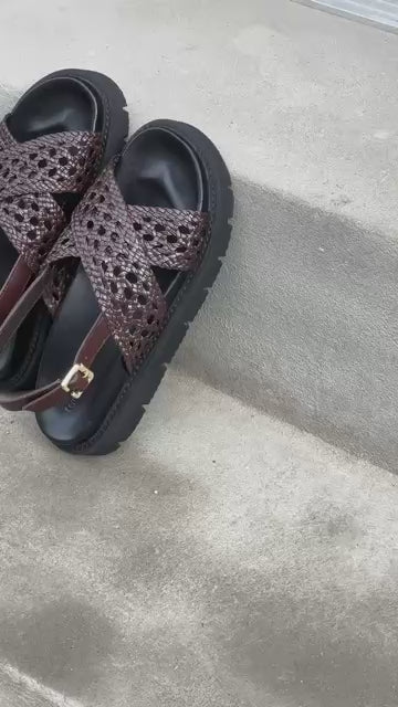 COPENHAGEN SHOES SUMMERTIME F. Sandaler 0018 DK BROWN