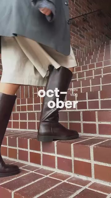 COPENHAGEN SHOES FAITH Long boot 004 Dark brown