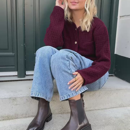 COPENHAGEN SHOES WHEN WE FEEL IT Støvler 0018 DK BROWN
