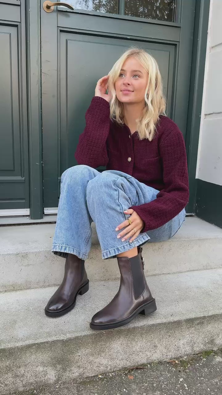 COPENHAGEN SHOES WHEN WE FEEL IT Støvler 0018 DK BROWN