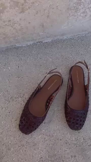 COPENHAGEN SHOES AS THE SEA Ballerina 0012 BROWN