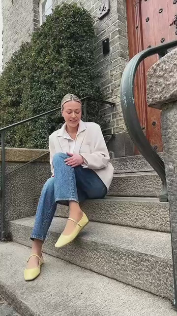 COPENHAGEN SHOES ALL FOR LOVE Ballerina 5544 Sun Yellow