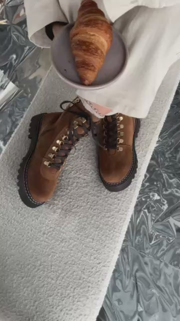 COPENHAGEN SHOES LIVING LIFE Støvler 148 Cognac suede