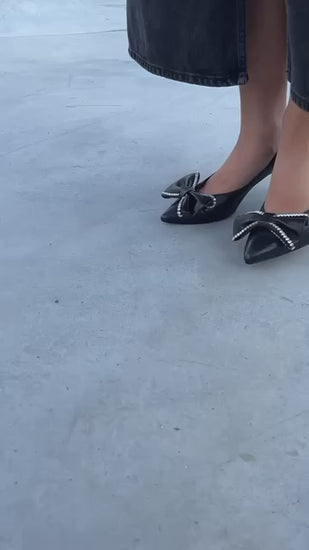 COPENHAGEN SHOES HER MOMENTS LEATHER Stiletter 0001 BLACK