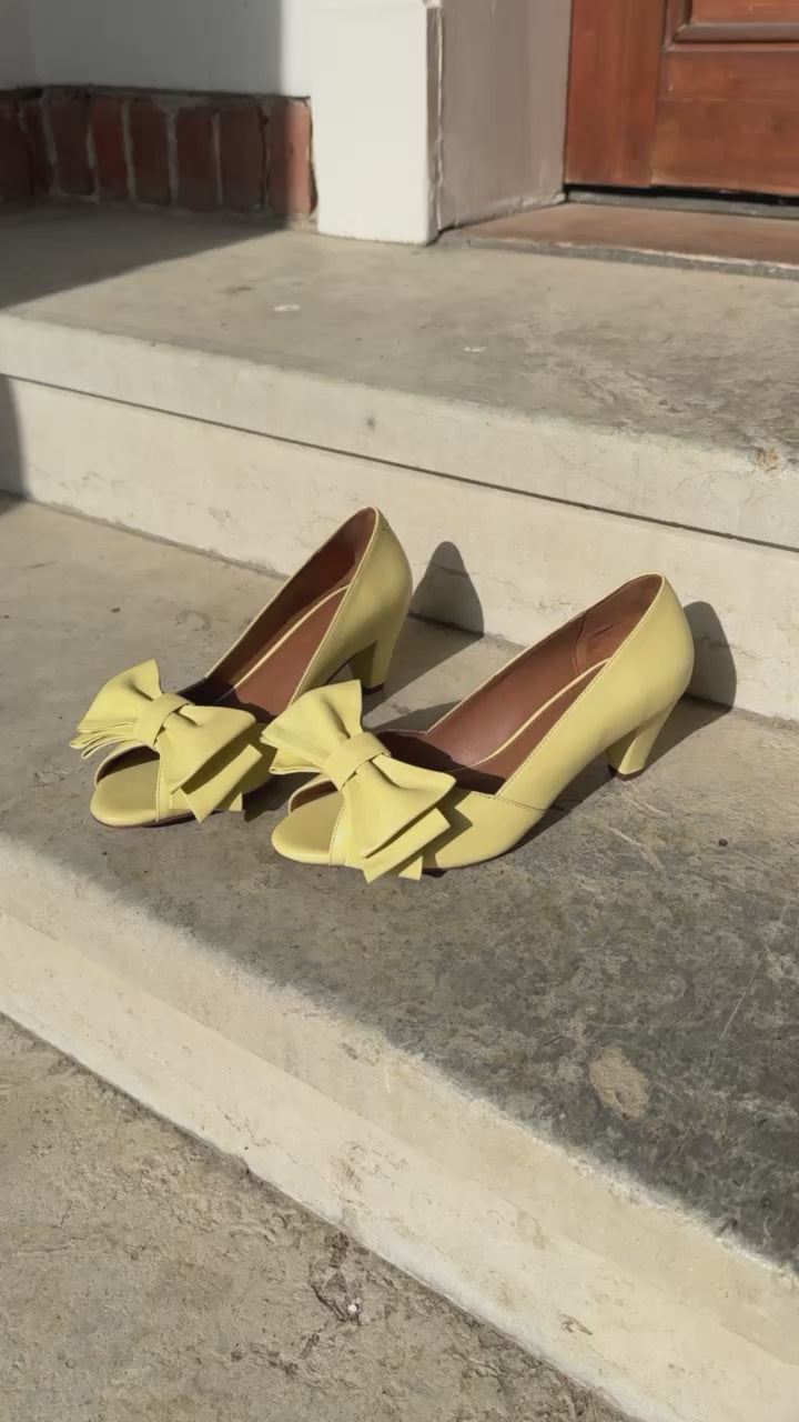 COPENHAGEN SHOES ANGIA Stiletter 0085 LT YELLOW