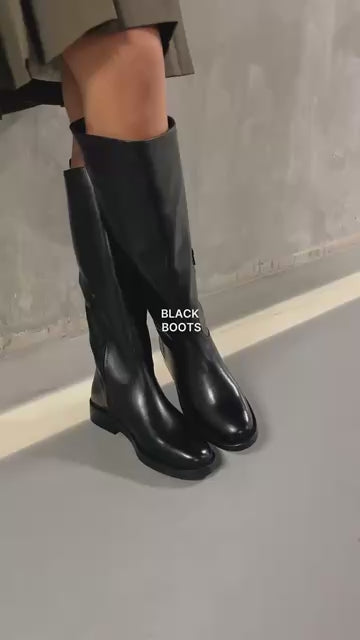 COPENHAGEN SHOES FAITH Long boot 0001 BLACK
