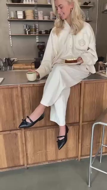 COPENHAGEN SHOES THE ONE - BLACK Ballerina 0001 BLACK