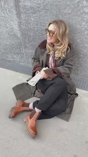 COPENHAGEN SHOES YOU AND ME LOW Støvler 0241 COGNAC