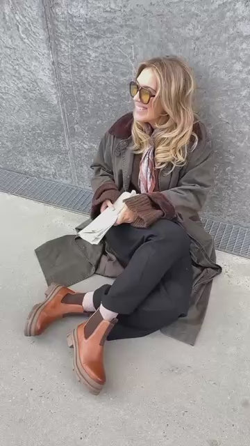 COPENHAGEN SHOES YOU AND ME LOW Støvler 0241 COGNAC