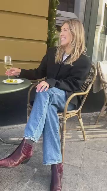 COPENHAGEN SHOES THE WALKING BOOT - HAIR Støvler 2222 BORDEAUX