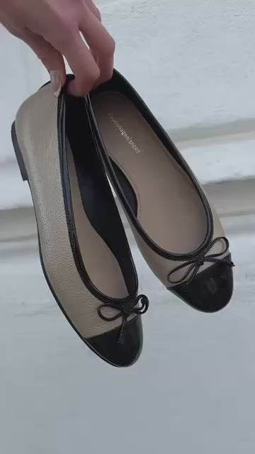 COPENHAGEN SHOES MY OWN BALLERINAS Ballerina 334 SILVER / BLACK