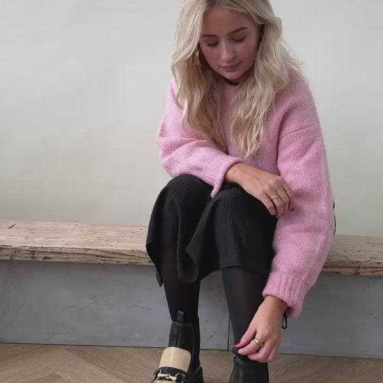 COPENHAGEN SHOES ALL I WANT MULTI Støvler 0002 BLACK/BEIGE