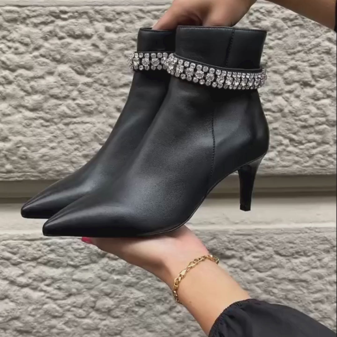 Copenhagen Shoes by Josefine Valentin GIRLS AND DIAMONDS -  Copenhagenshoes by Josefine Valentin Støvler 0001 BLACK