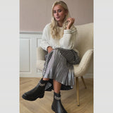 COPENHAGEN SHOES FLOWER EYES Boot 2206 BLACK/SILVER