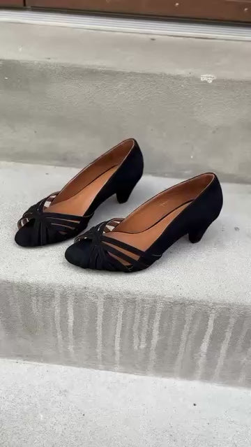 COPENHAGEN SHOES ALL I NEED SUEDE Stiletter 001 Black