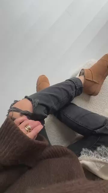 COPENHAGEN SHOES LUCKY ME LOW Støvler 0138 CAMEL