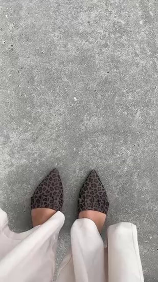 COPENHAGEN SHOES NEW ROMANCE L. Ballerina 2203 BLACK/BROWN