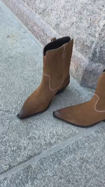 COPENHAGEN SHOES THE COUTURE WALK S. Støvler 0134 TOBACCO