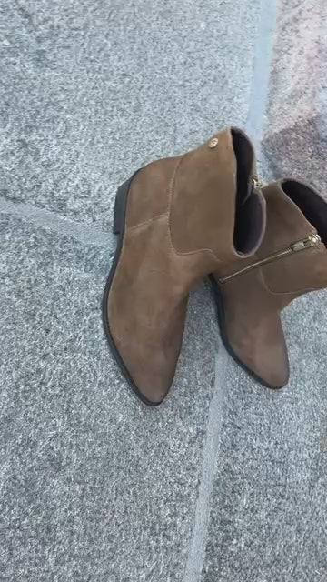 COPENHAGEN SHOES THE NOTE BOOT LOW S Støvler 0241 COGNAC