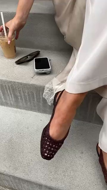 COPENHAGEN SHOES AS THE SEA Ballerina 0012 BROWN