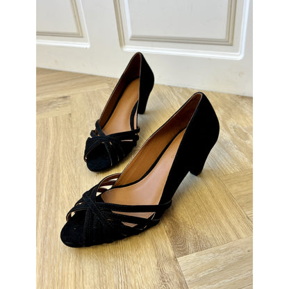 COPENHAGEN SHOES ALL I NEED SUEDE Stiletter 001 Black