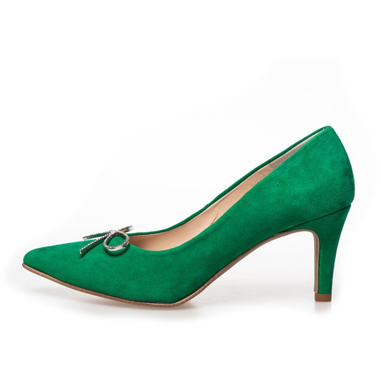 COPENHAGEN SHOES DANCE AND DIAMONDS Stiletter 451 GREEN JELLY BEAN