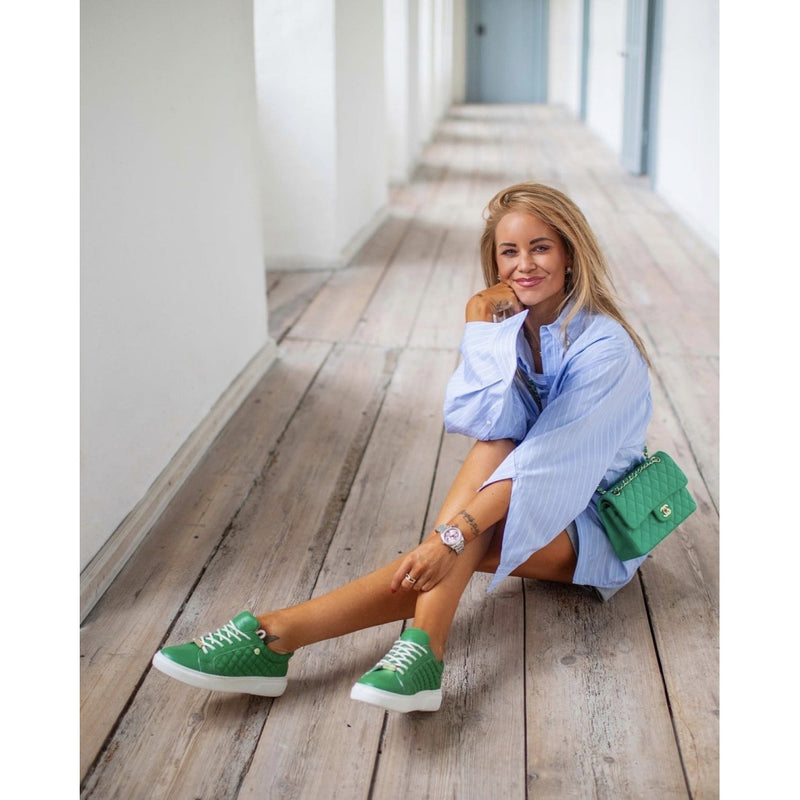 Copenhagen Shoes by Josefine Valentin Dressed 22  Copenhagenshoes by Josefine Valentin Sneakers 0027 GREEN