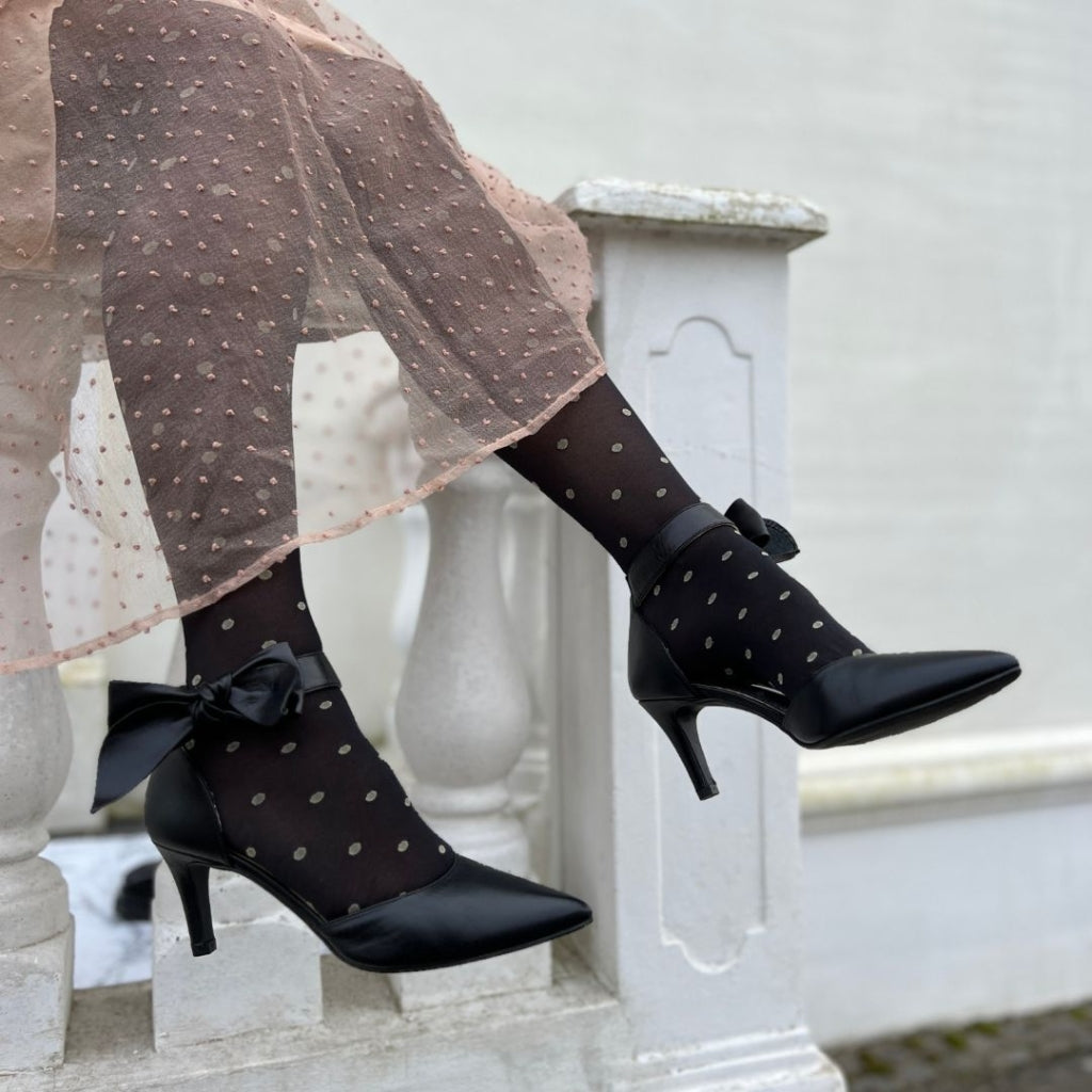 COPENHAGEN SHOES GOING OUT Leather Stiletter 0001 BLACK