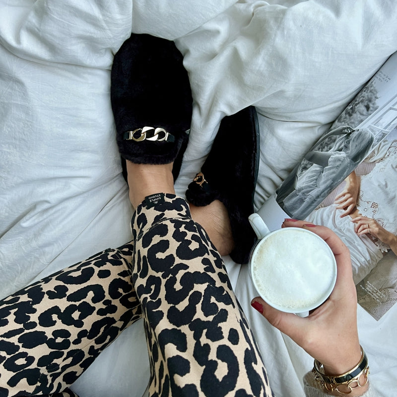 COPENHAGEN SHOES HERSELF 2022 Homeslipper 0001 BLACK