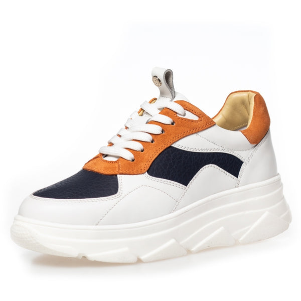 COPENHAGEN SHOES I AM ME Sneakers 006 WHITE/ORANGE/NAVY