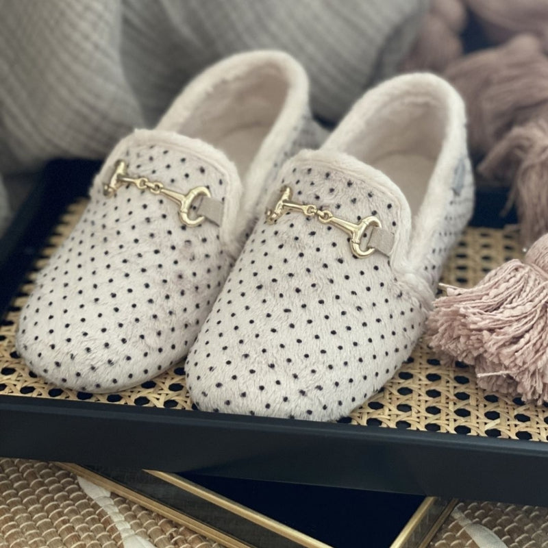 COPENHAGEN SHOES MELANIA DOTS Homeslipper 1620 OFF WHITE
