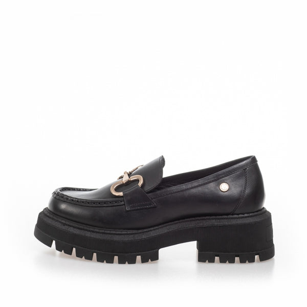 COPENHAGEN SHOES MY DAYS 22  LEATHER Loafers 0001 BLACK