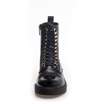 COPENHAGEN SHOES NEW ROCK PATENT Støvler 2207 BLACK/GOLD