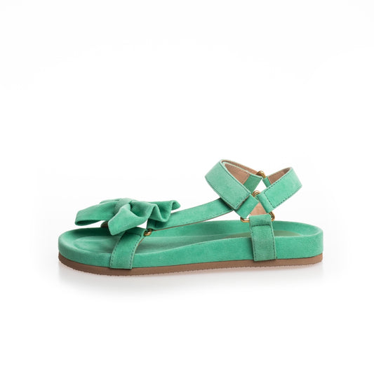 Copenhagen Shoes by Josefine Valentin SKY AND DIAMONDS 23 SUEDE Sandaler 425 PALE GREEN (FRESHIA)