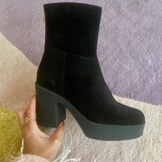 COPENHAGEN SHOES VALENTINE Støvler 111 Black suede