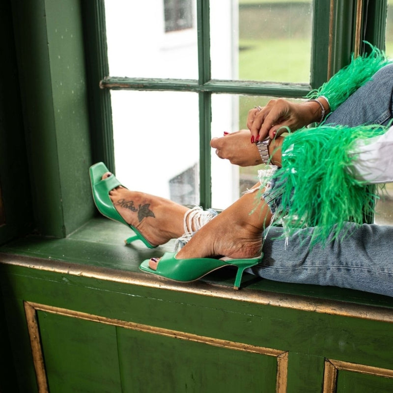 Copenhagen Shoes by Josefine Valentin VIVE LA VIDA / Copenhagen Shoes by Josefine Valentin Heels 0027 GREEN